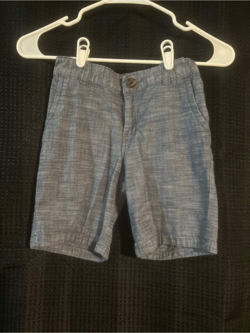 Cat & Jack Classic Boys Blue Chambray Shorts